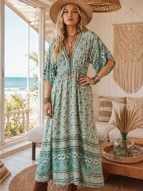 Spell & the Gypsy kombi sage dress
